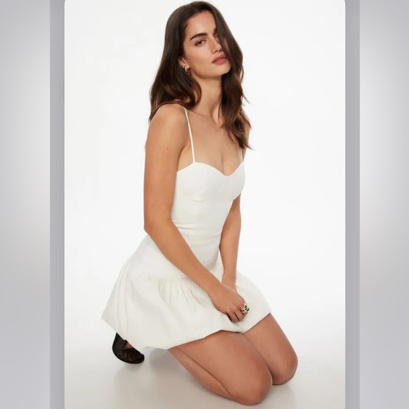 Dynamite | Dresses | Dynamite Dropped Waist Puff Mini Dress | Poshmark